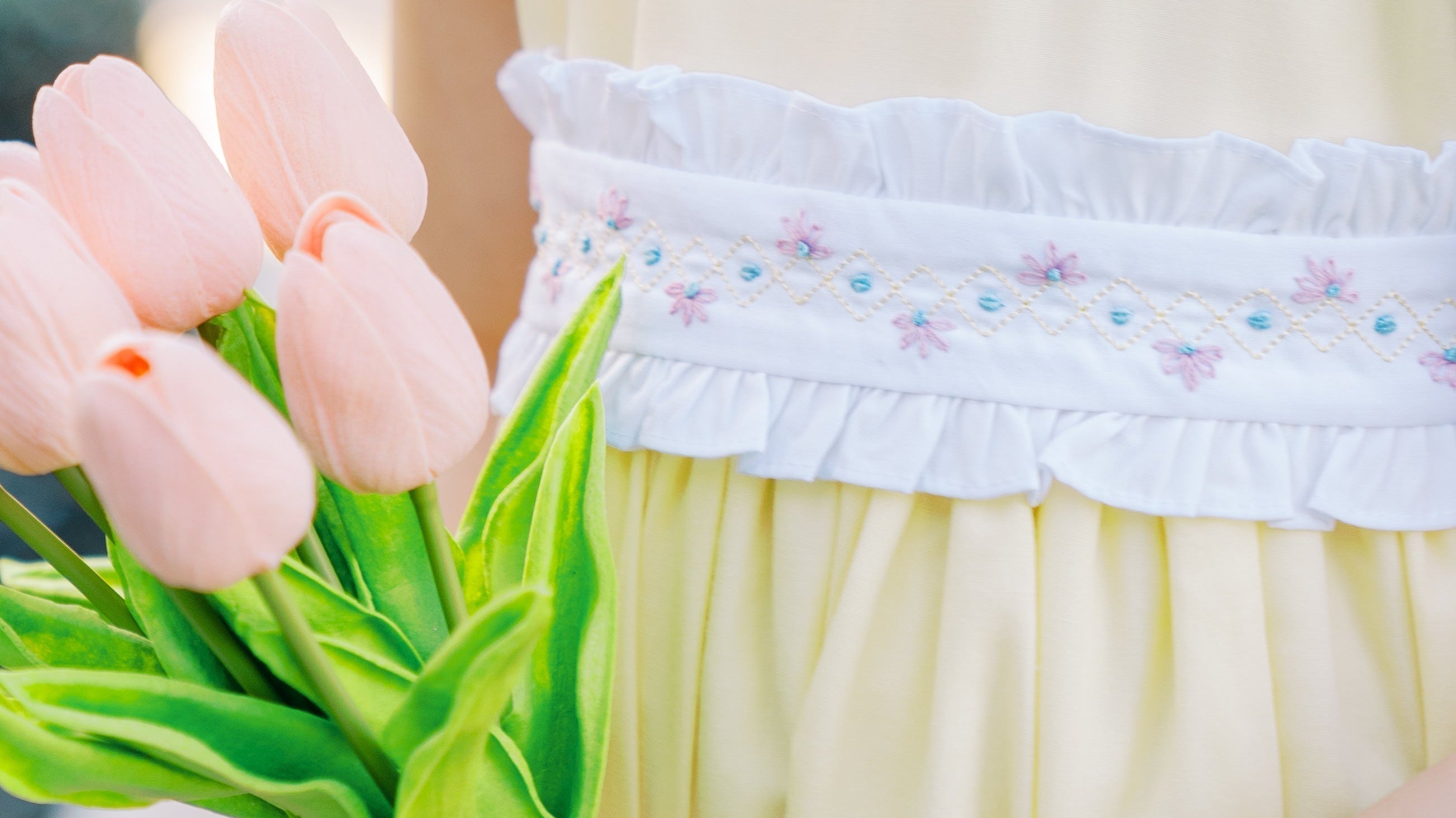 Proper Peony Smocked Heirloom Easter Dress
