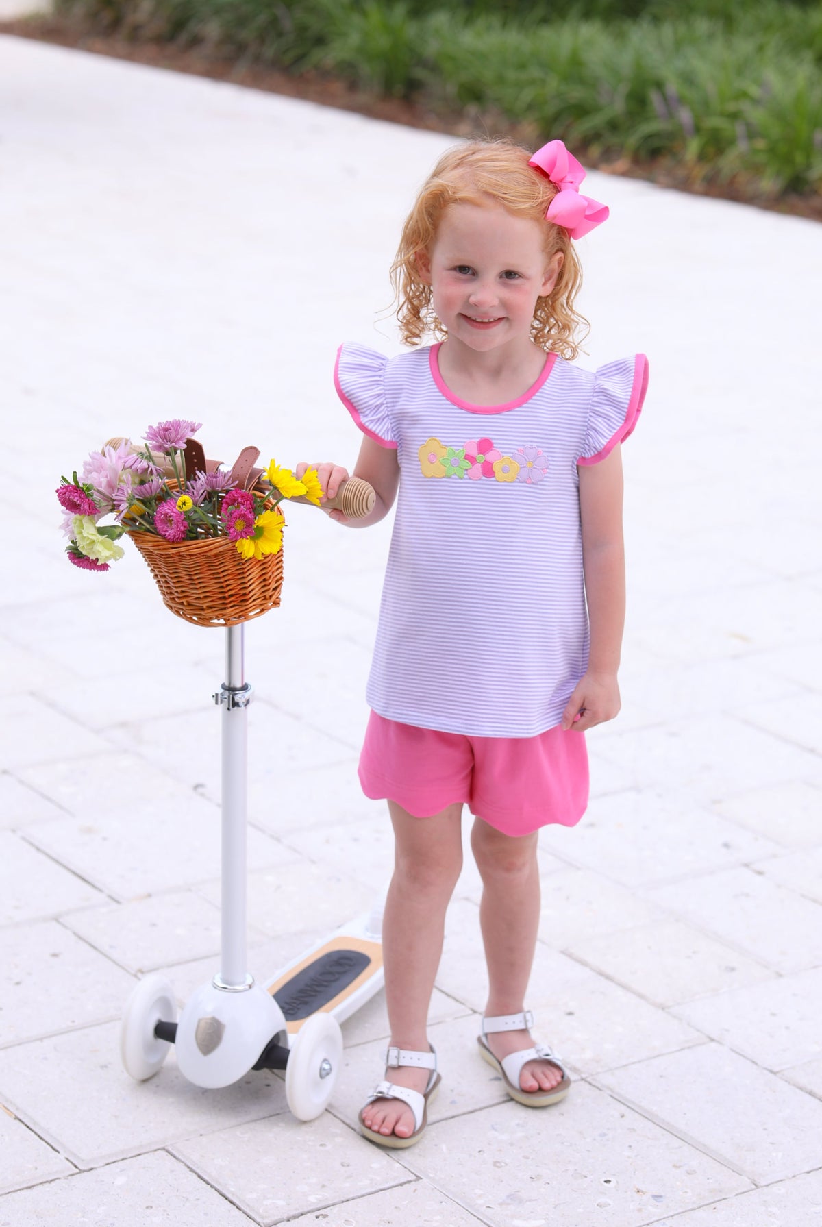 Flowers Short Set by Trotter Street Kids