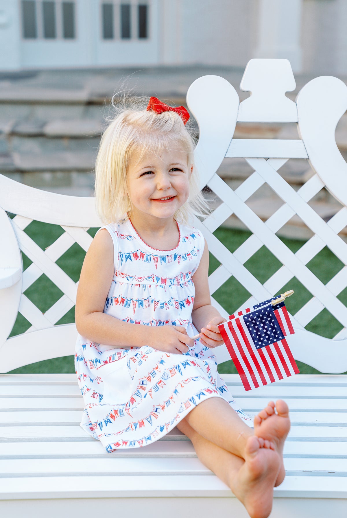 Old Glory Yoke Dress by the Proper Peony