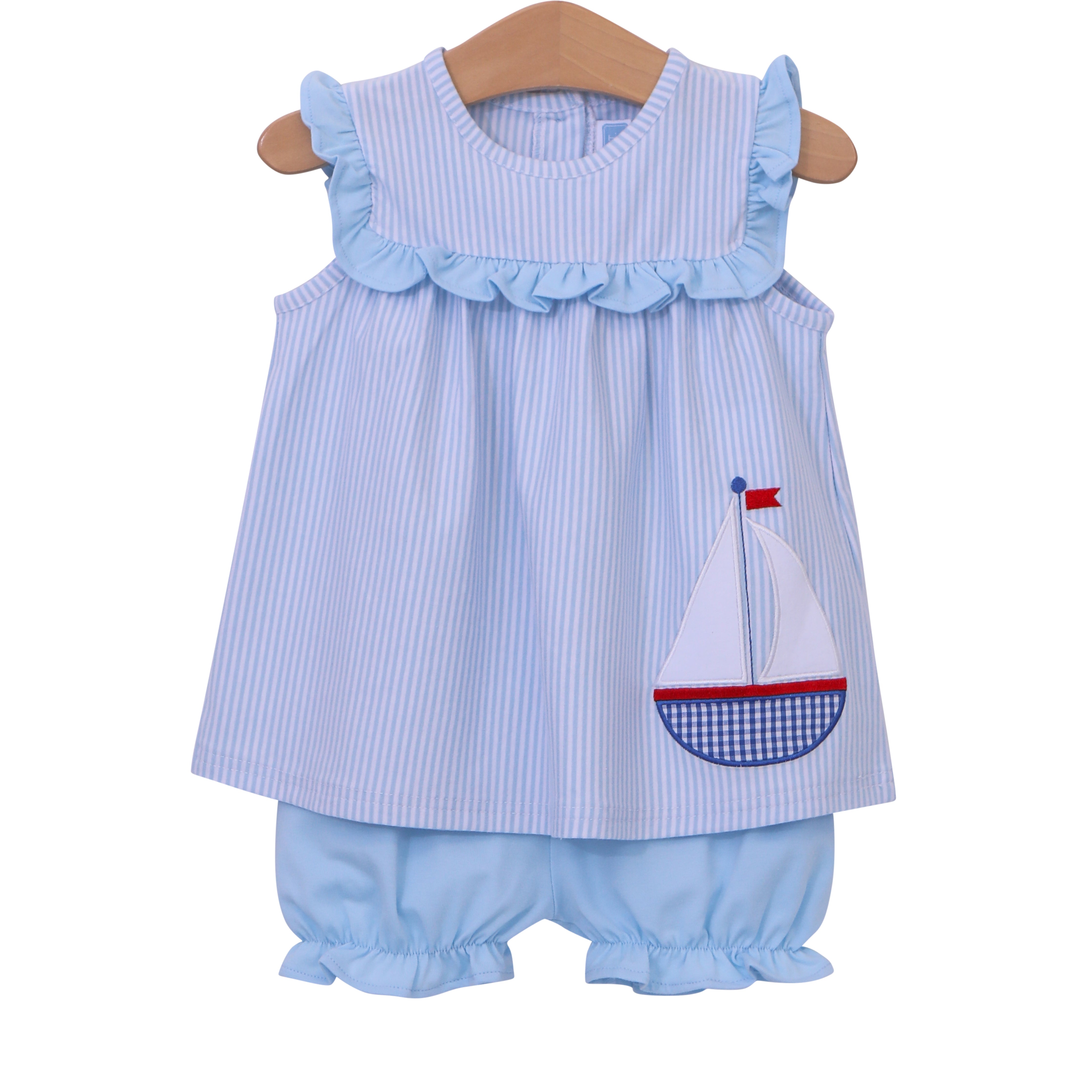 Sailboat Bloomer Set by Trotter Street Kids