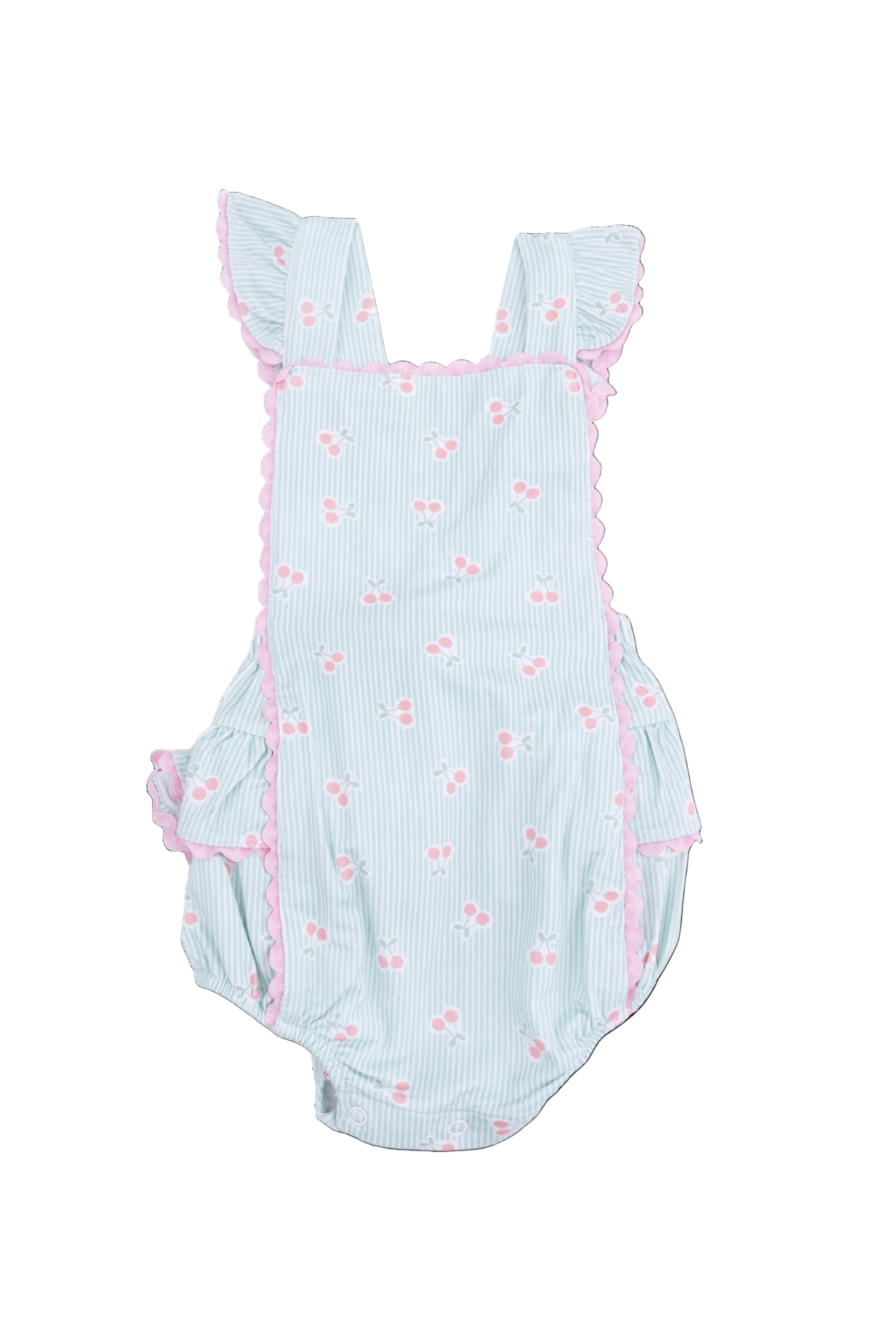 Baby Girl Cross Back Sunsuit for Summer