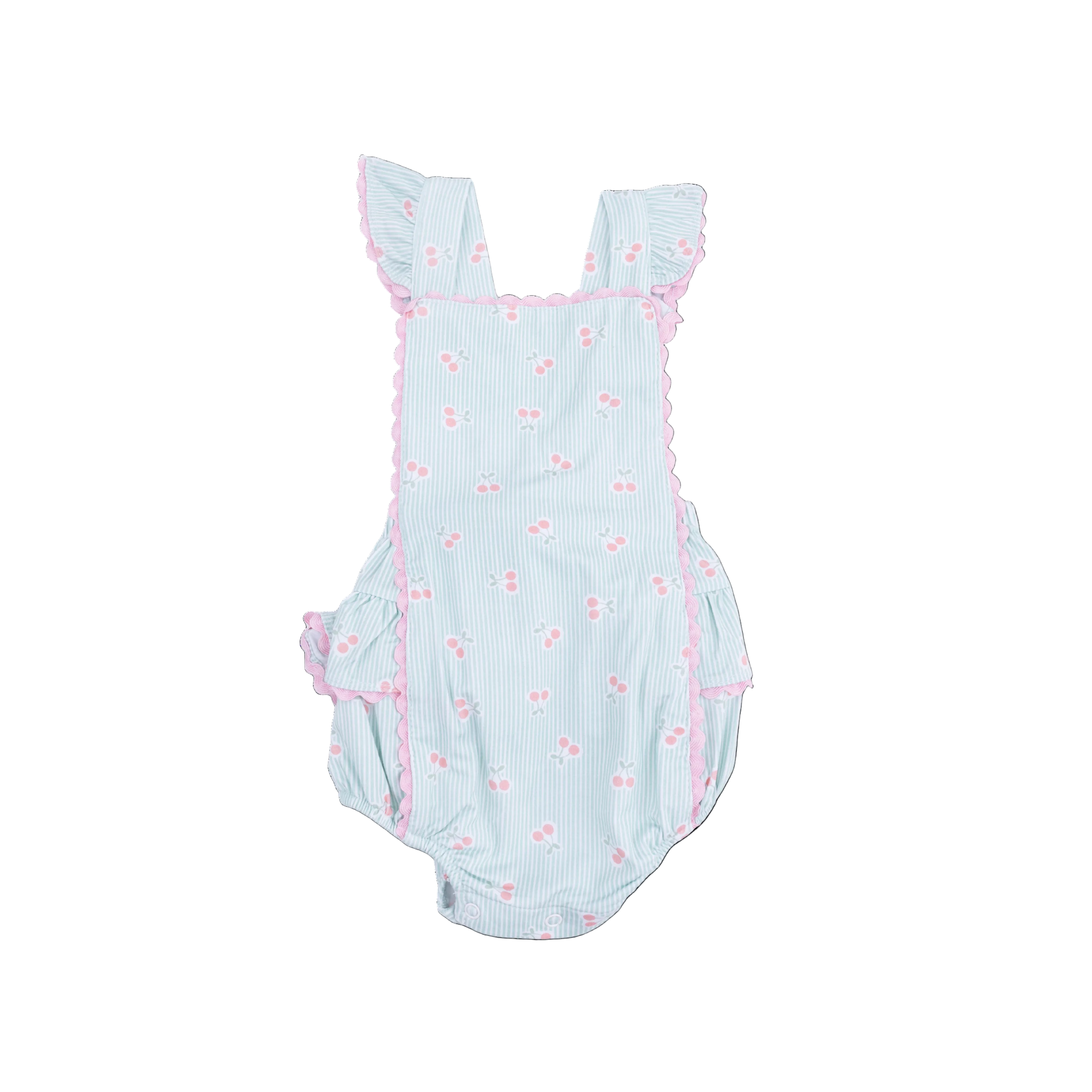 Baby Girl Cross Back Sunsuit for Summer