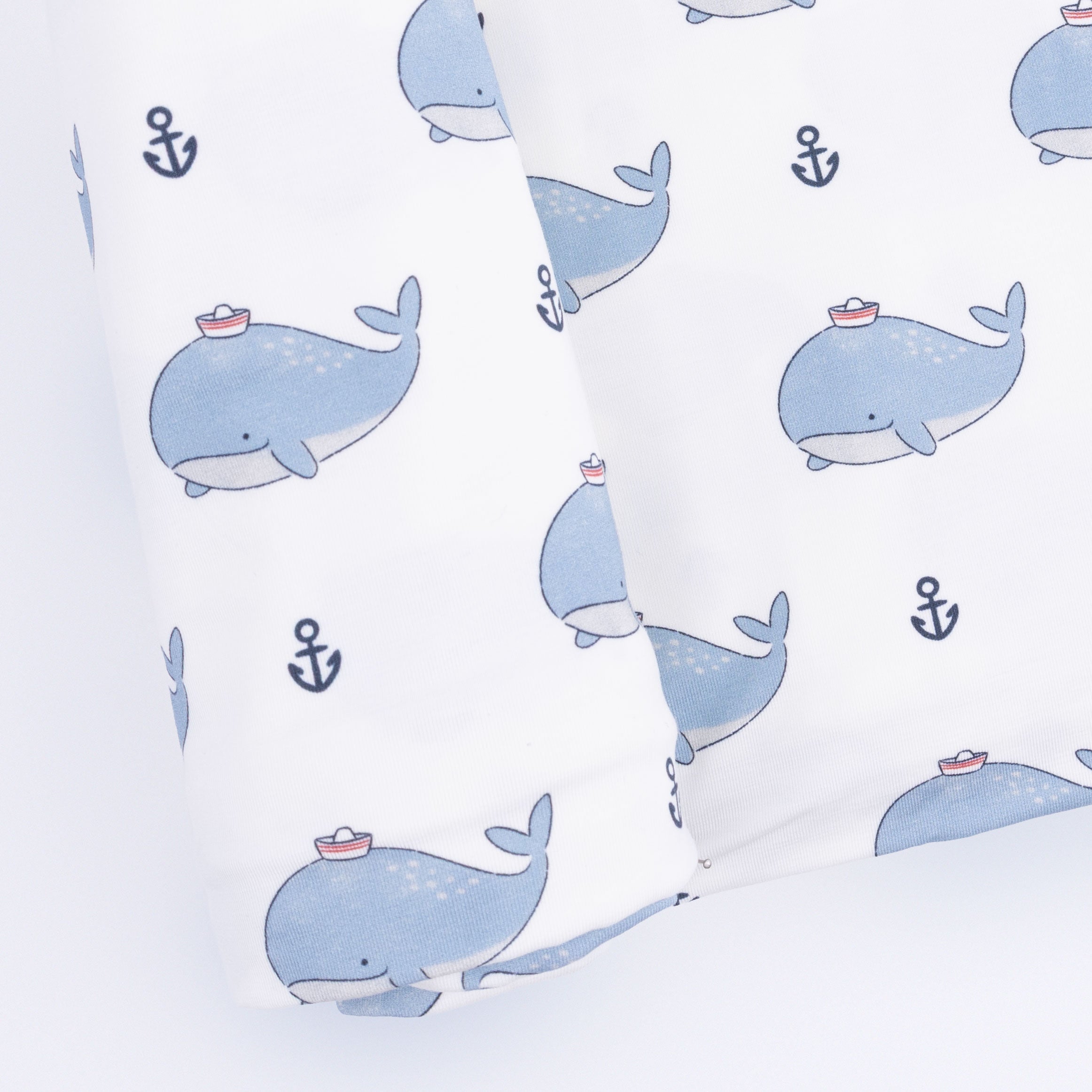 Whale Swaddle Blanket - Angel Dear