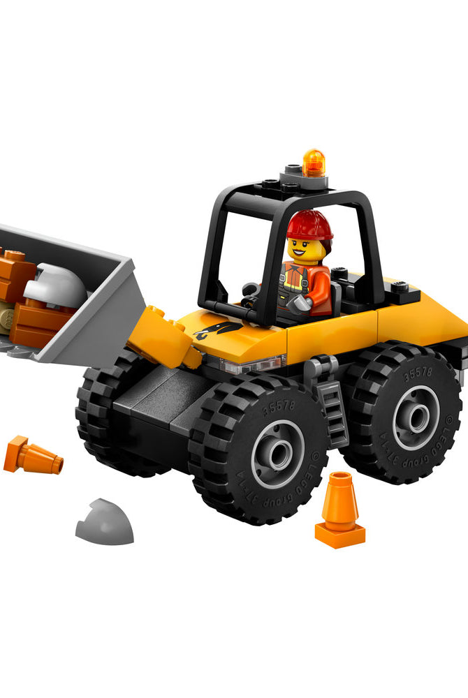 Lego Yellow Construction Wheel Loader
