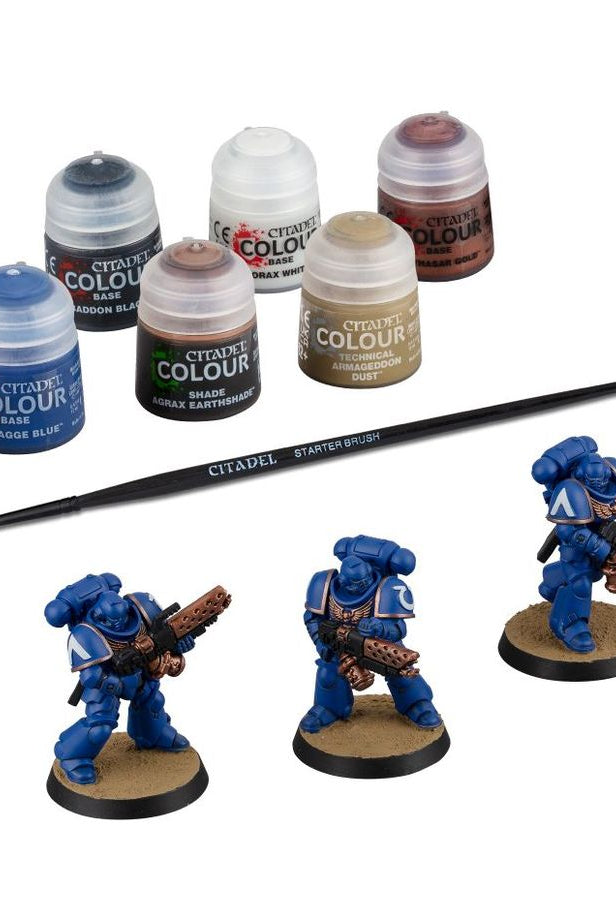 Citadel Paints and Brush Included with Infernus Marines Set
