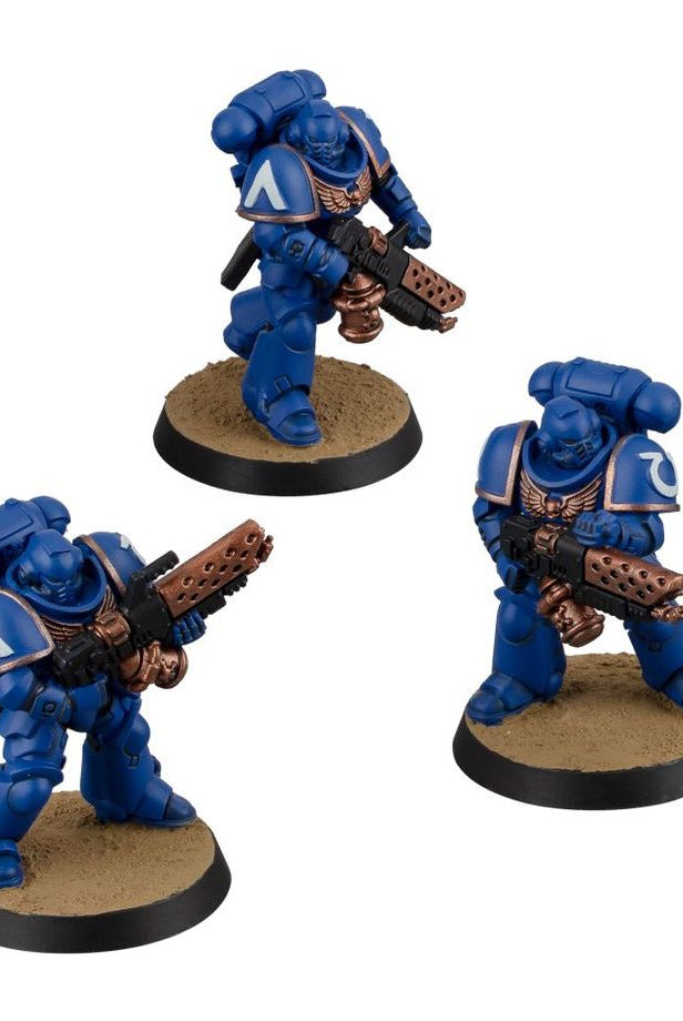 Painted Space Marine Infernus Marines Miniatures