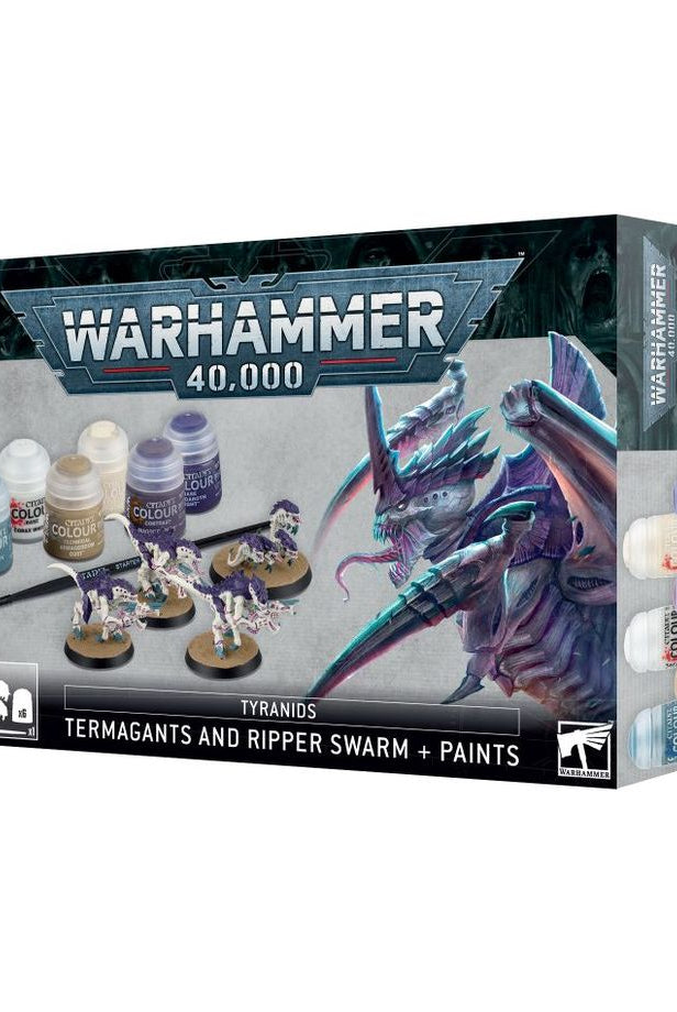 Warhammer 40,000 Tyranids Termagants and Ripper Swarm Paint Set