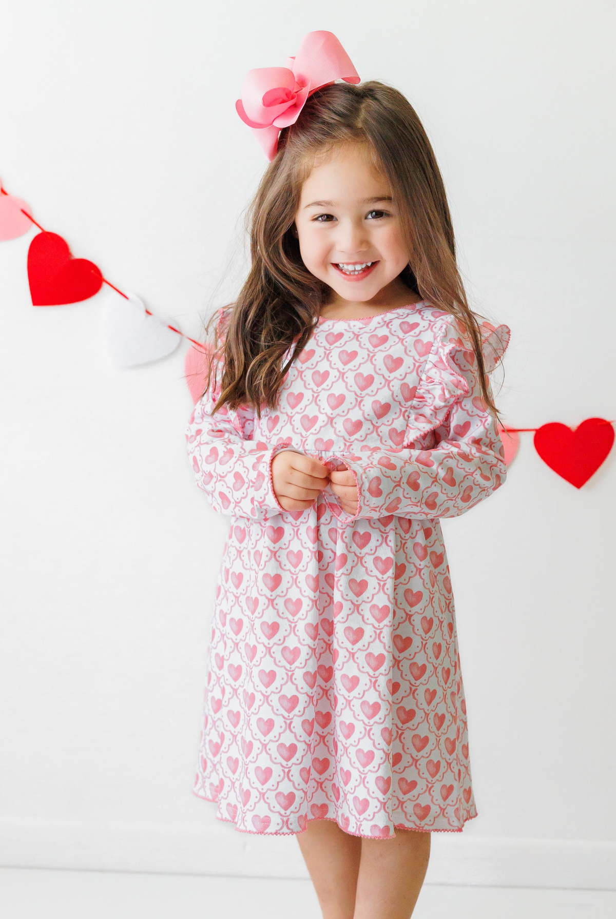Valentine toddler girl dress