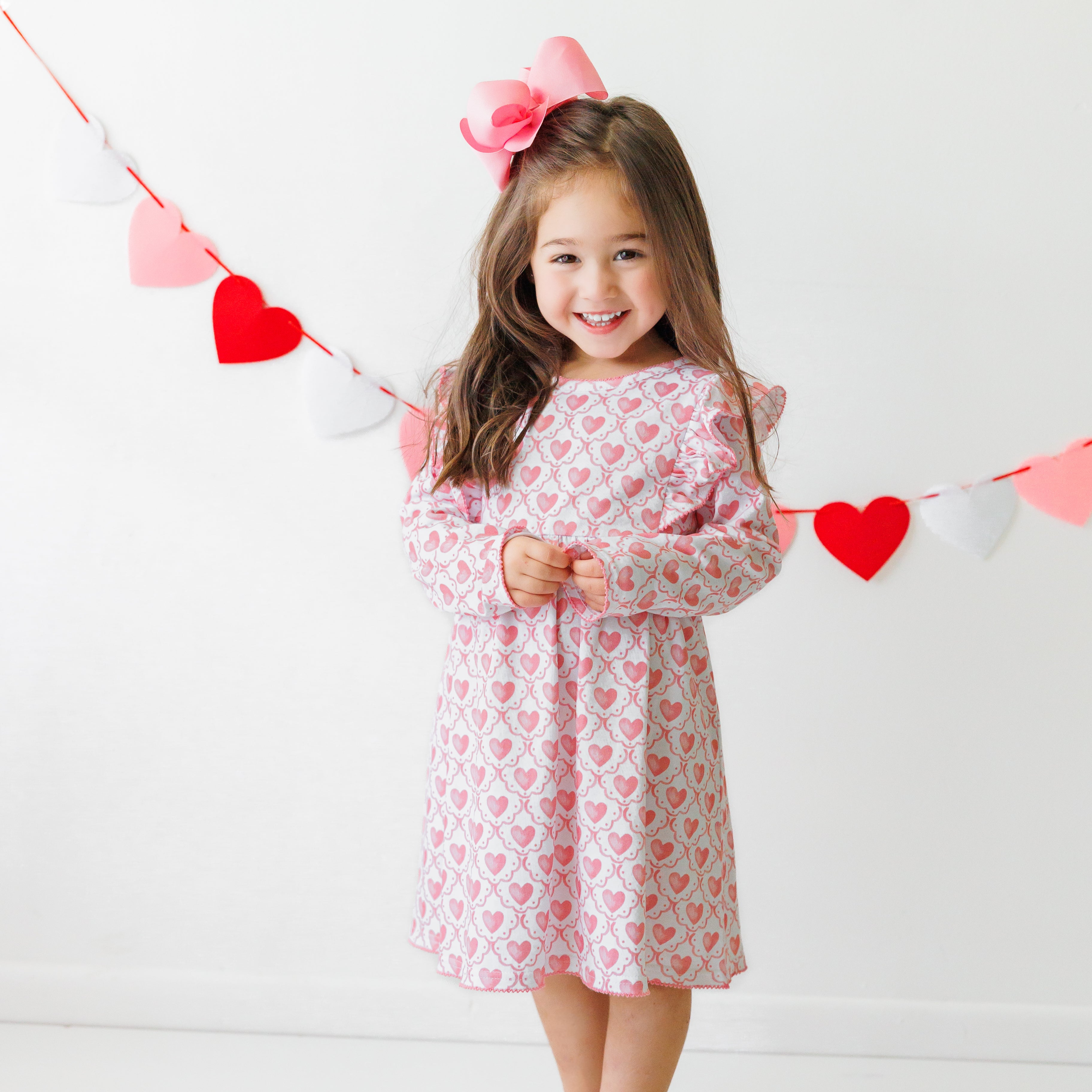 Valentine toddler girl dress