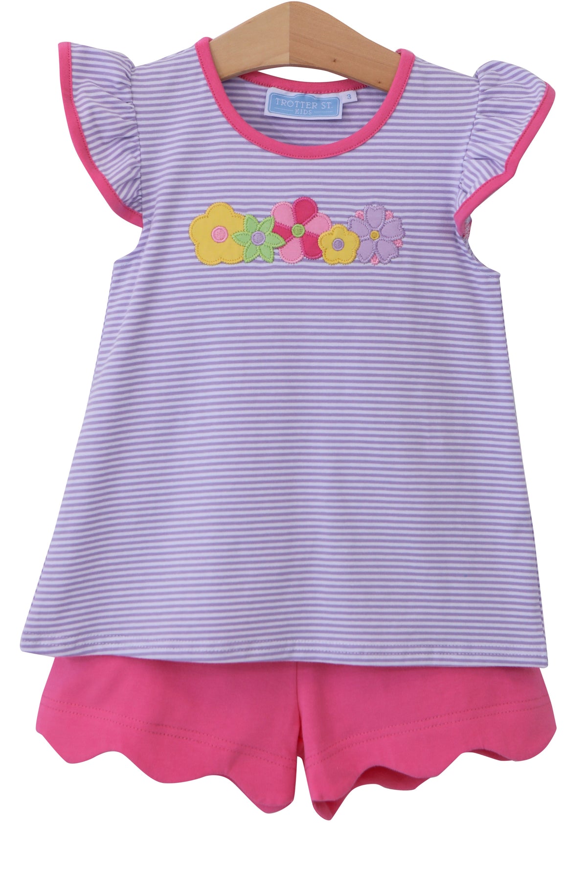 Flowers Short Set by Trotter Street Kids