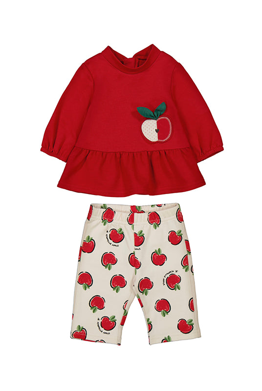 Mayoral Apple Tunic and Legging Set / Cute as Buttons