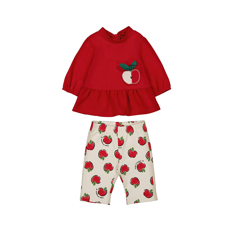 Mayoral Apple Tunic and Legging Set / Cute as Buttons