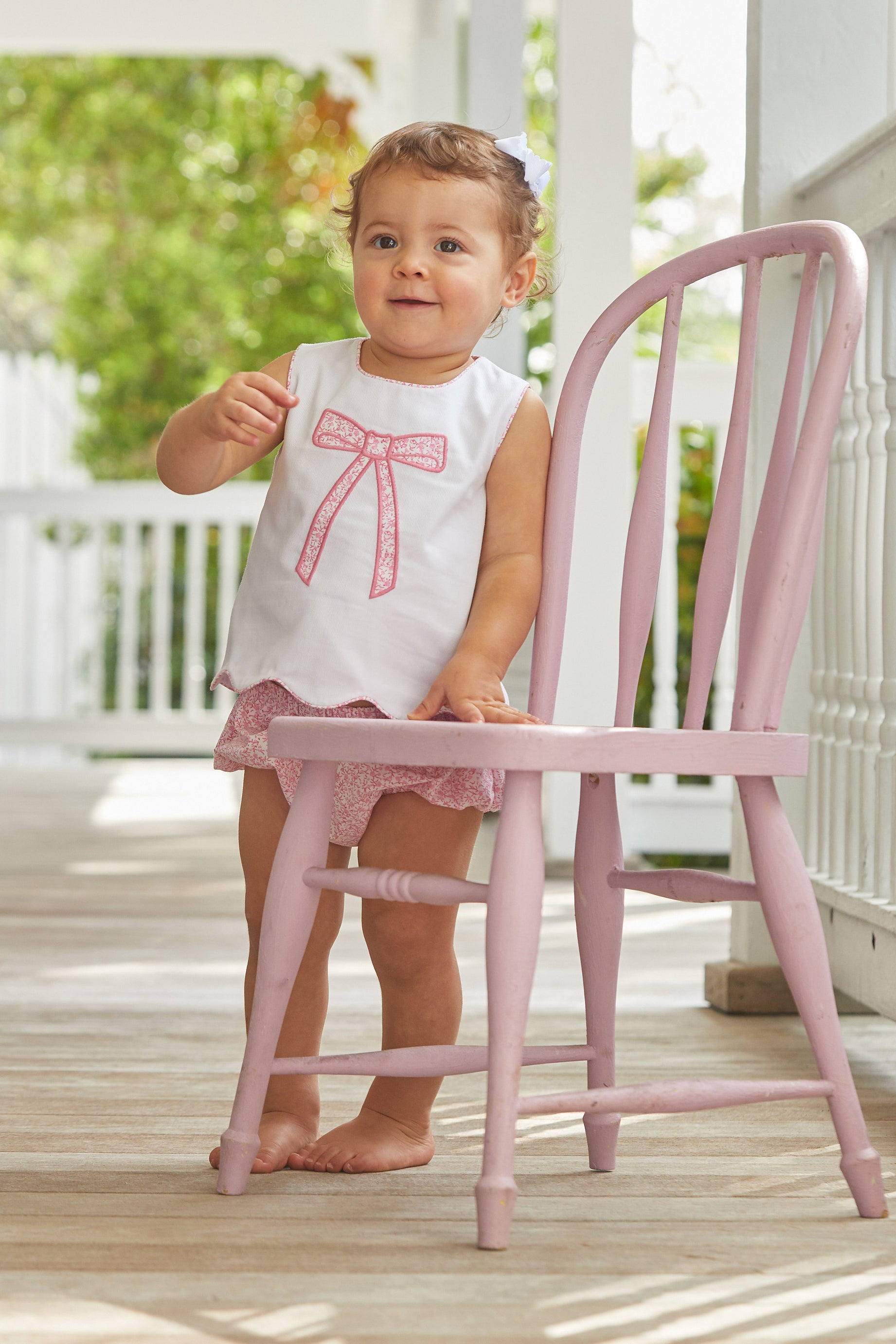 Odette Diaper Set-Pink Vinings by Little English