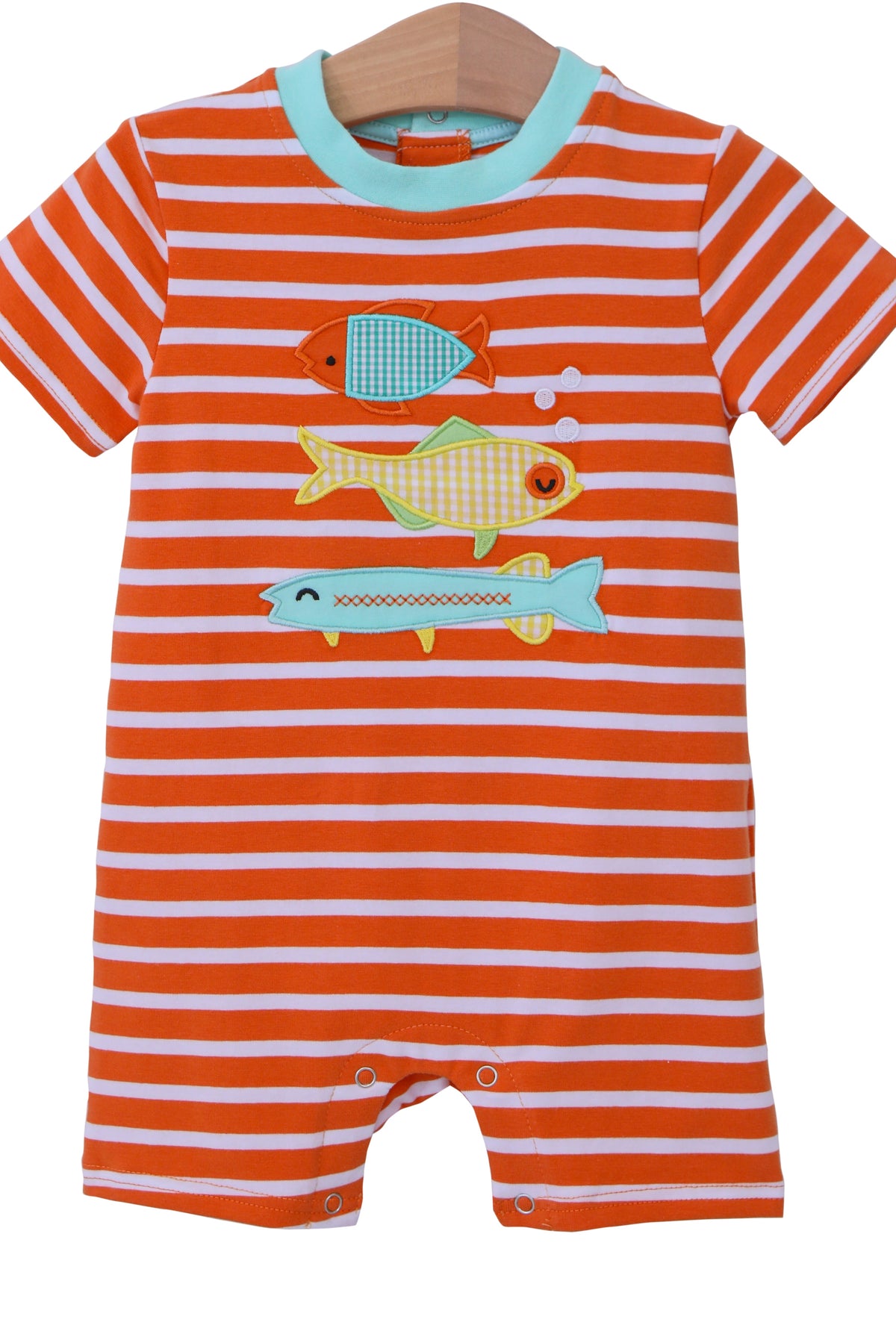 Fish Trio Romper by Trotter Street Kids