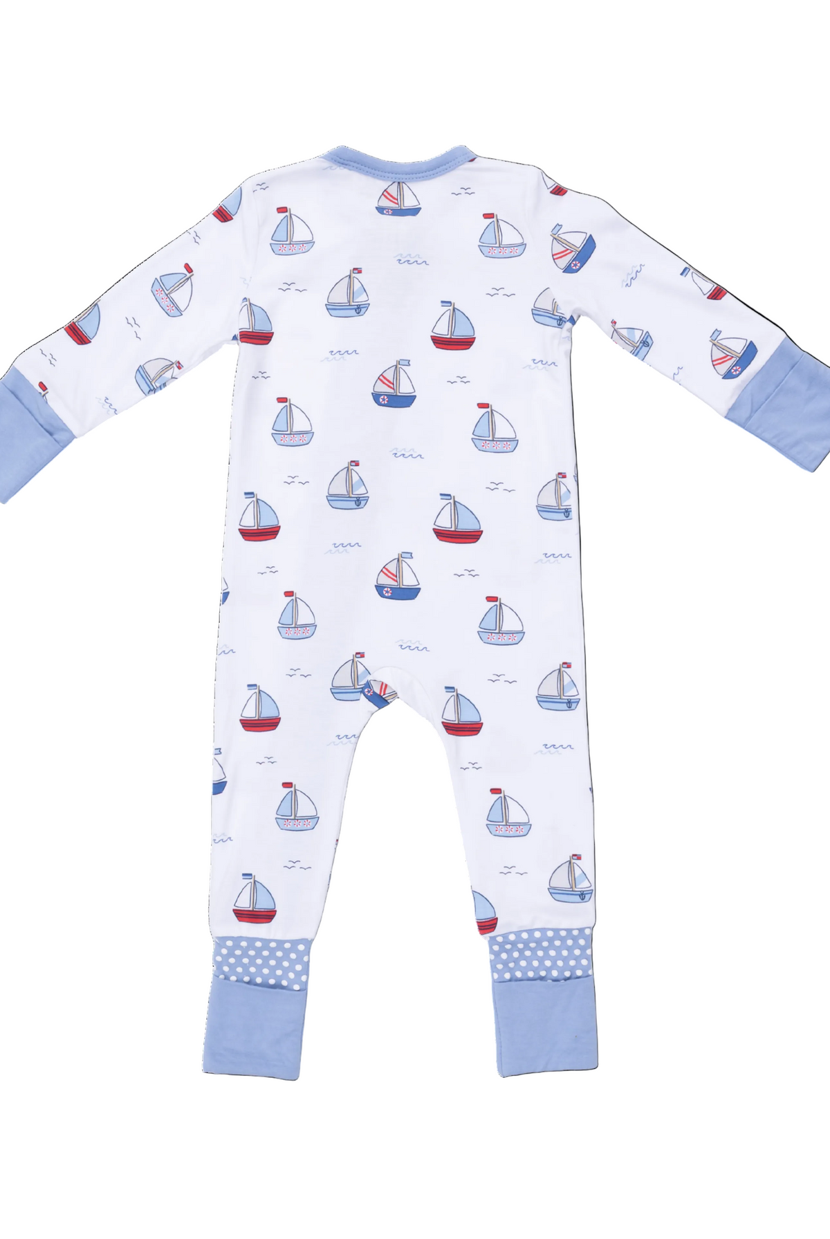 sailboat bamboo baby sleeper