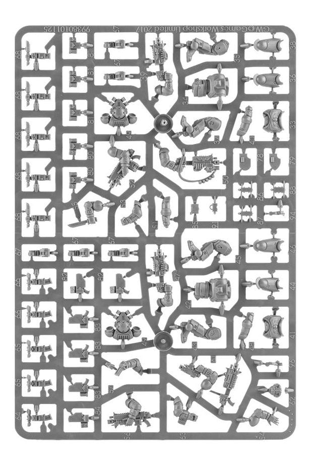 Intercessor Squad plastic model kit sprue1