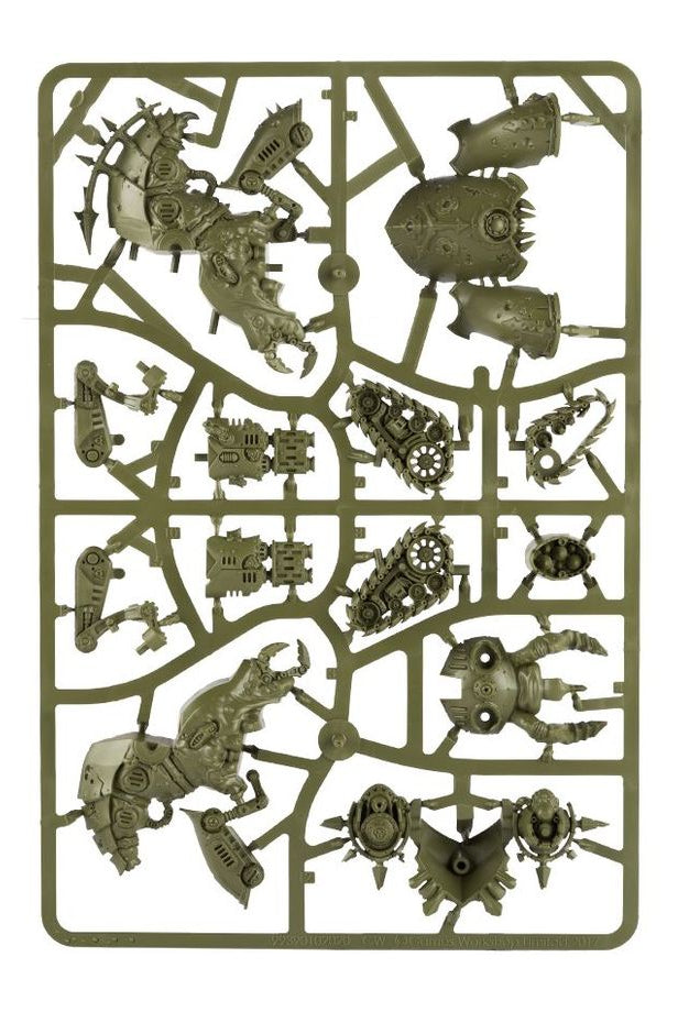 Death Guard daemon engine model kit