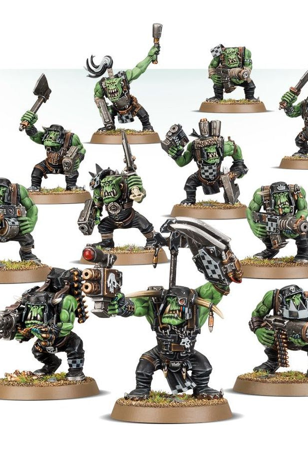 Ork Boyz assembled miniatures