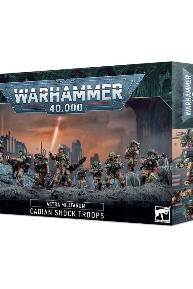 Astra Militarum Cadian Shock Troops Warhammer 40K