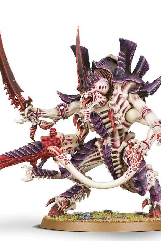 Assembled Tyranids Hive Tyrant Warhammer 40,000 miniature display model