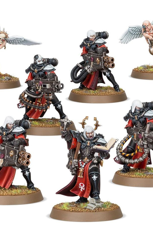 Sisters of Battle Retributor Squad miniatures