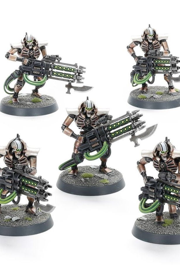 Necron Immortals assembled miniatures