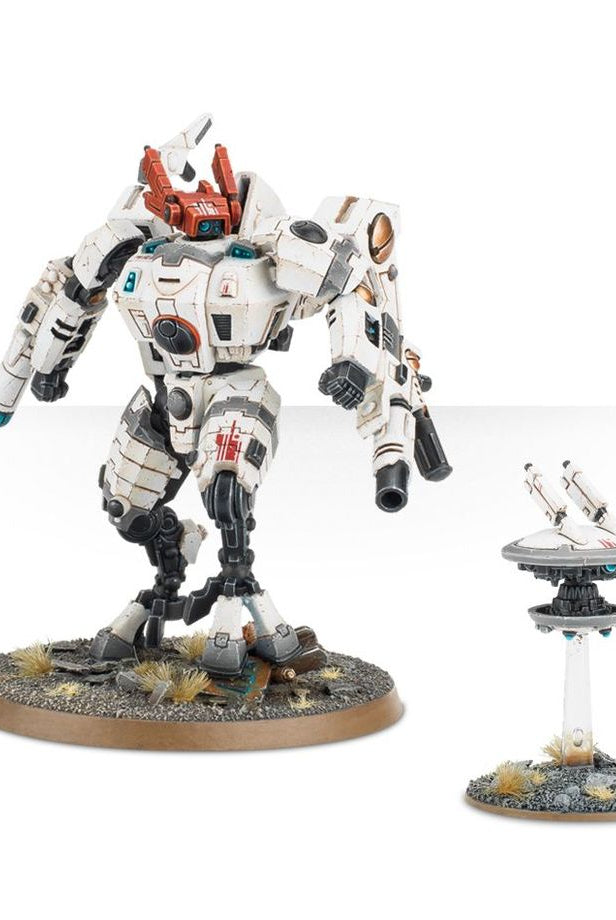 Tau Commander battlesuit miniature