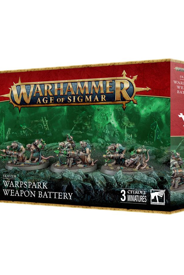Warhammer Age of Sigmar game box with miniatures