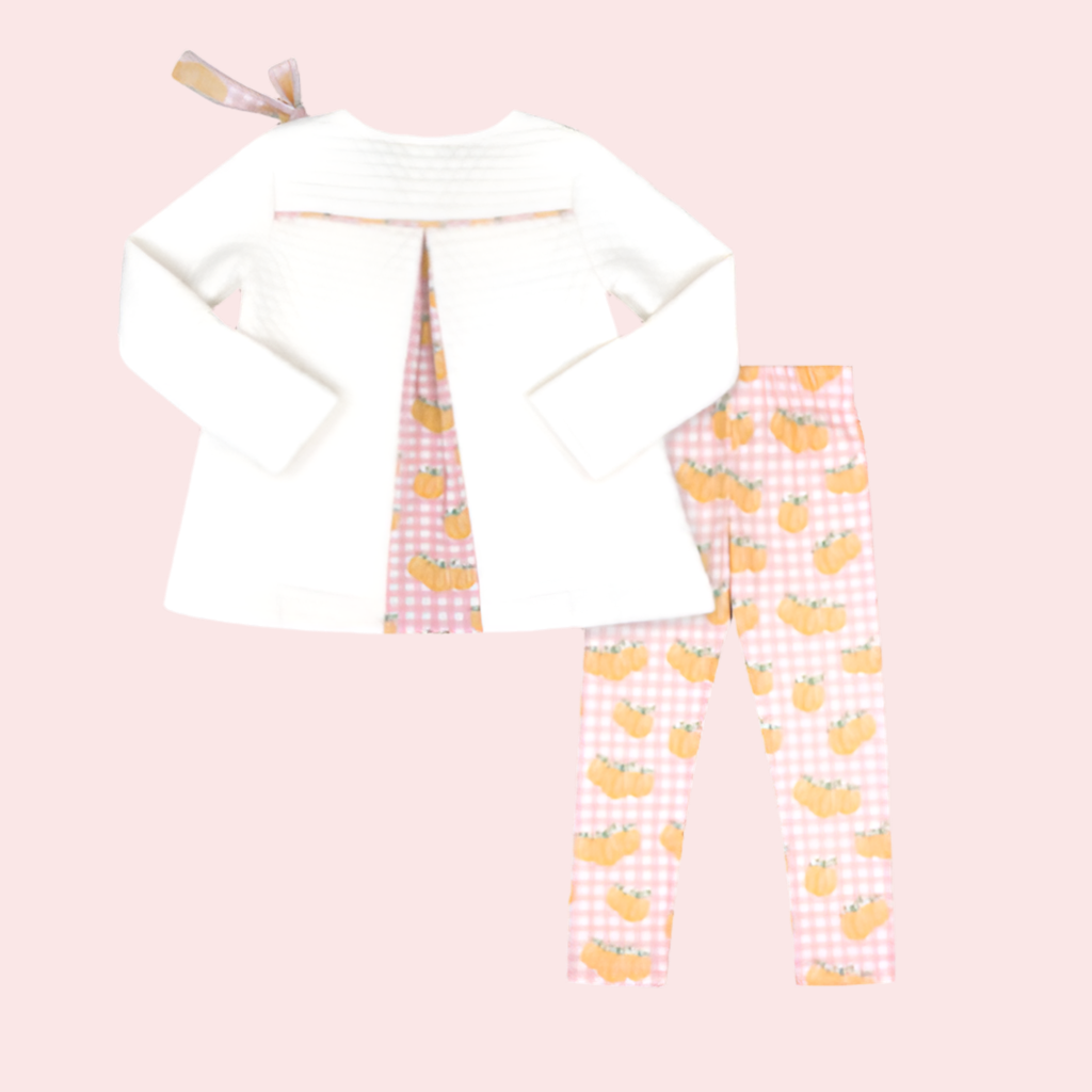 Pumpkin outfit girls