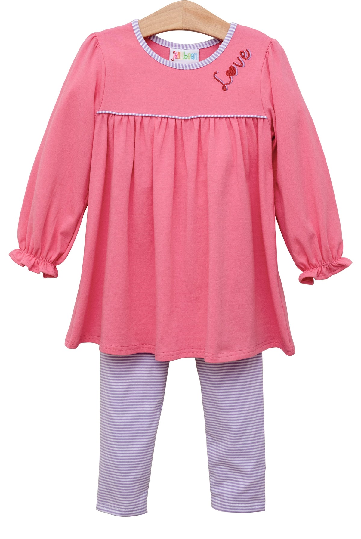 Valentine legging set for girls