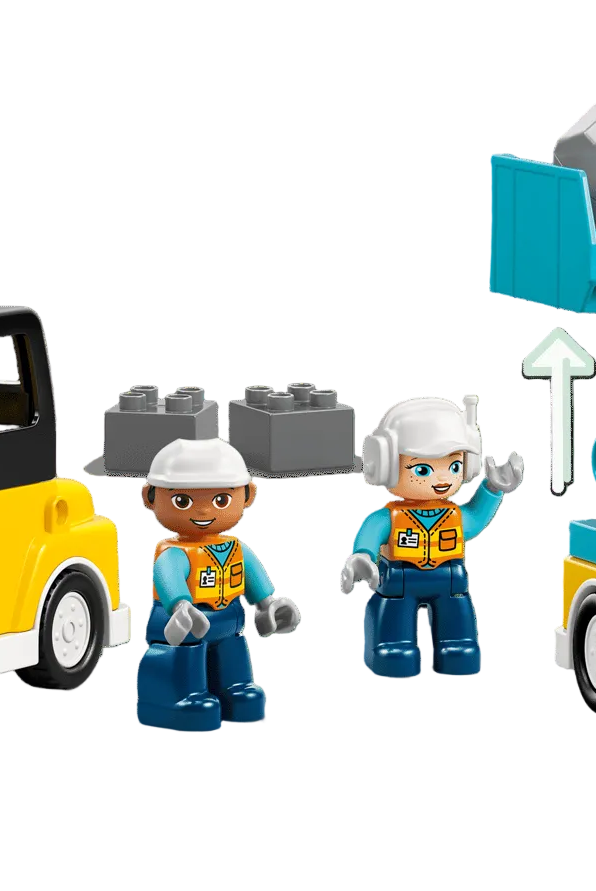 Built Lego Duplo 10475 3 in 1 Construction