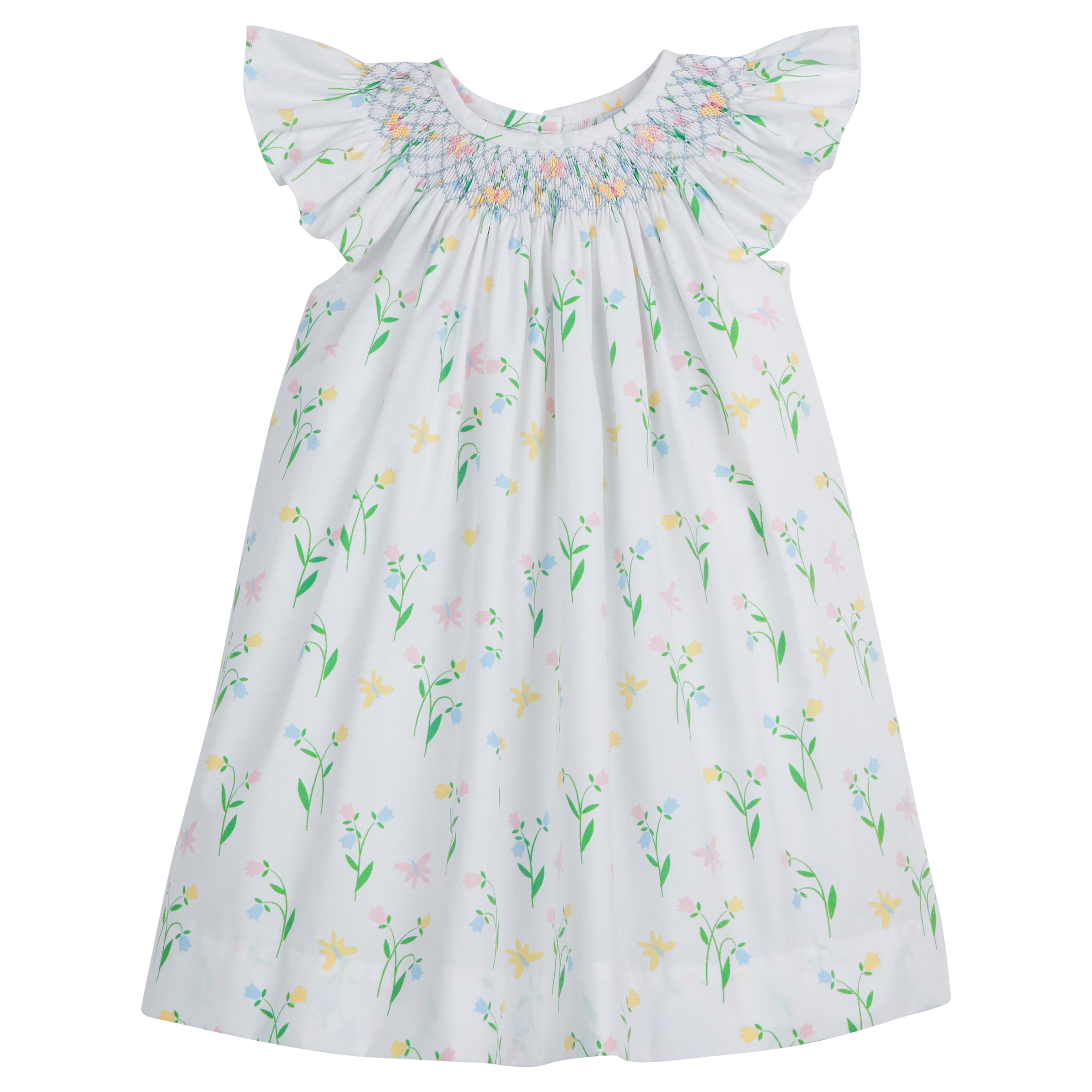 Bishop Dress-Butterfly Garden by Little English