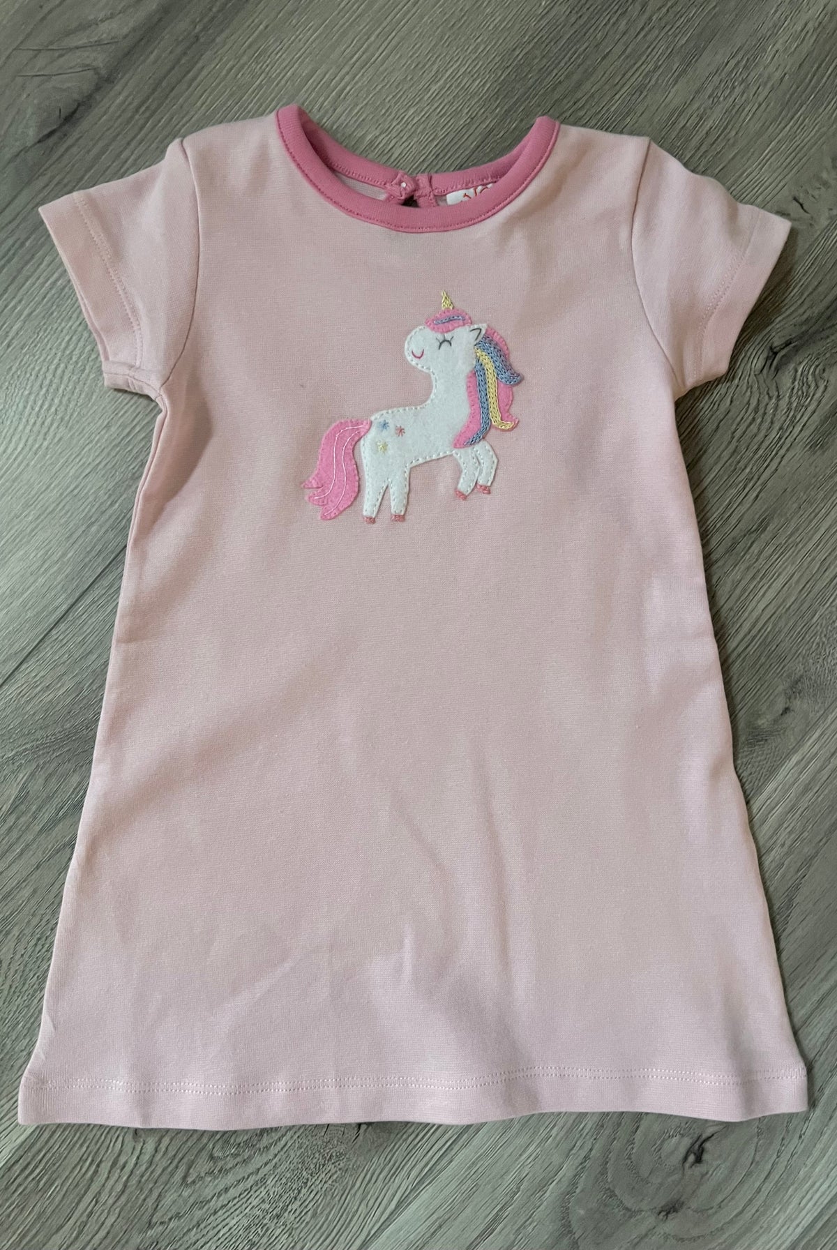 Pink Unicorn Dress by Luigi Kids