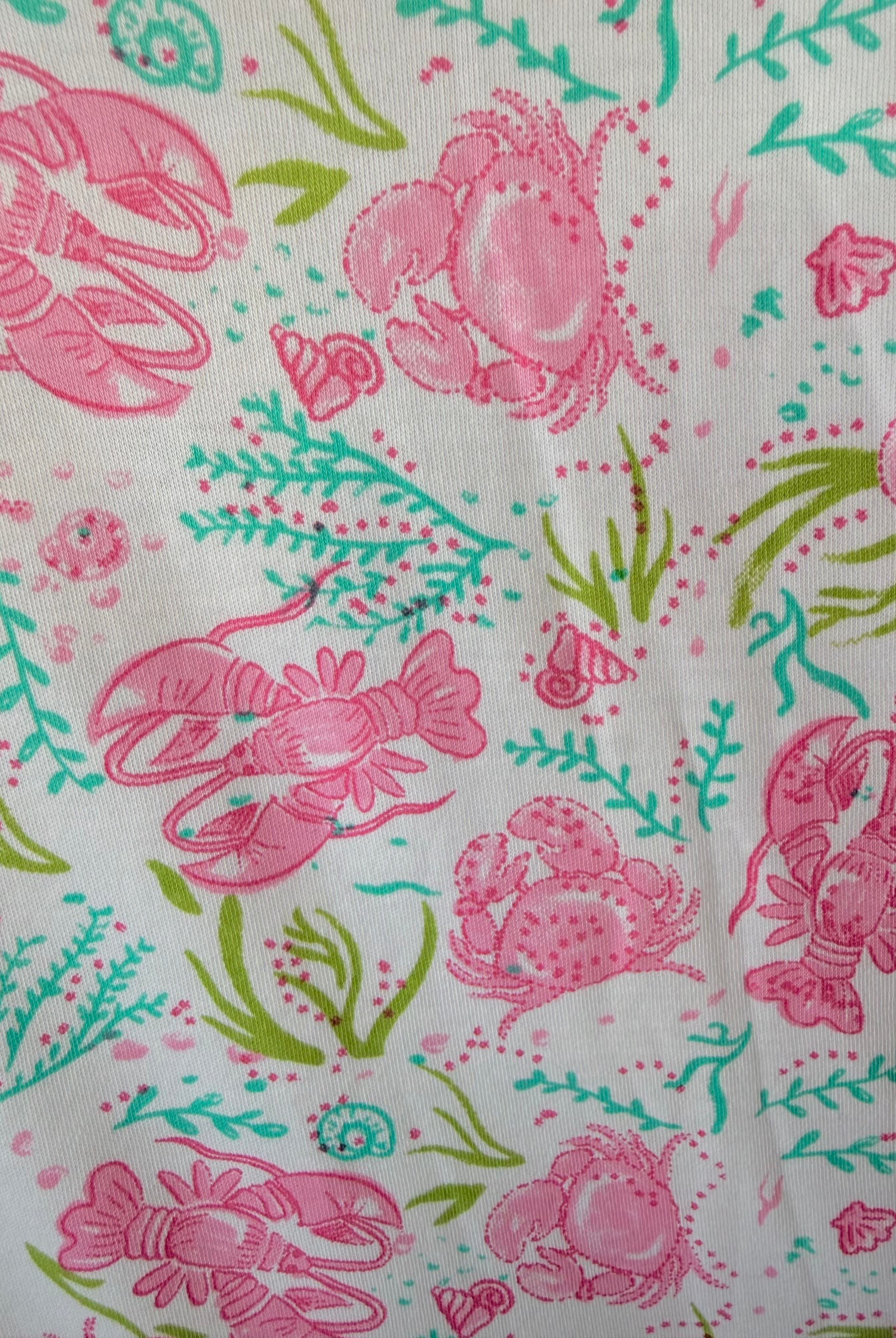 Close up for fabric for Luigi Lily Dress