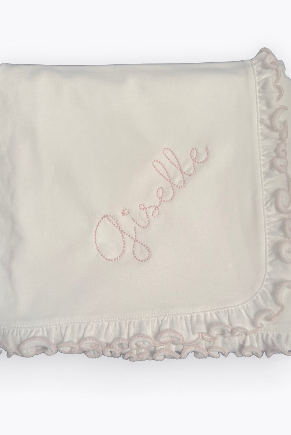 Pima Cotton Blanket Monogrammed Baby Gift