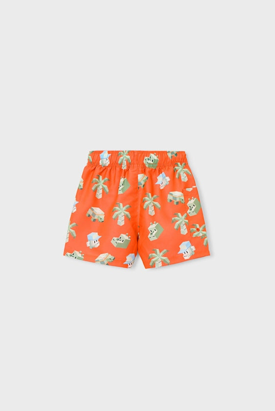back view of mayoral gaming swim trunks