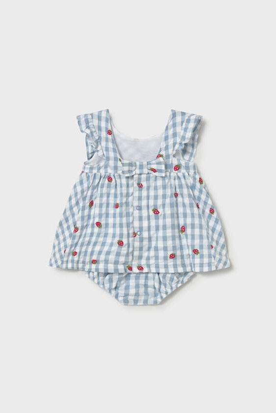 Baby Girl Dress with bloomer Strawberries