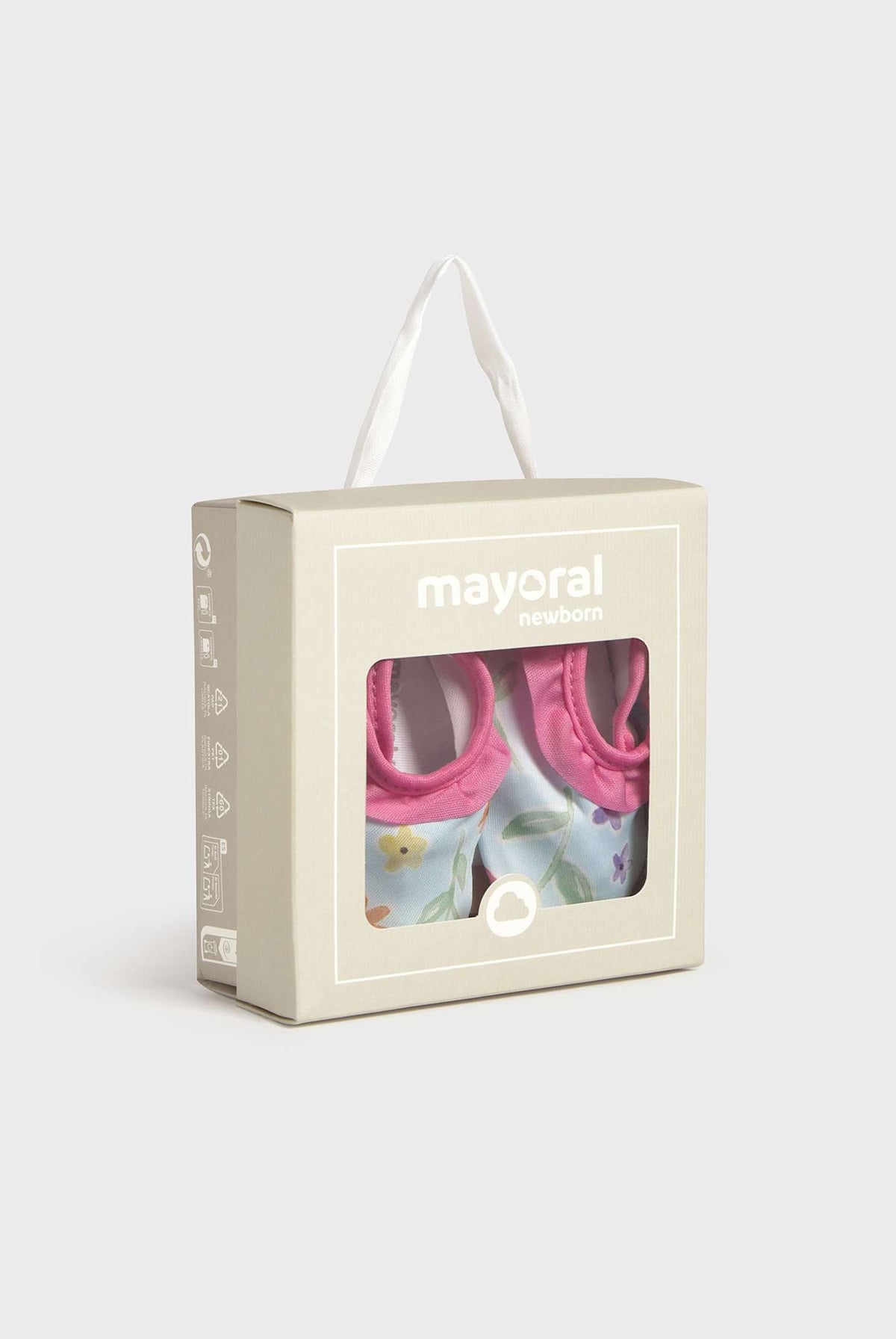 Mayoral Hawaii floral swim shoes for girls