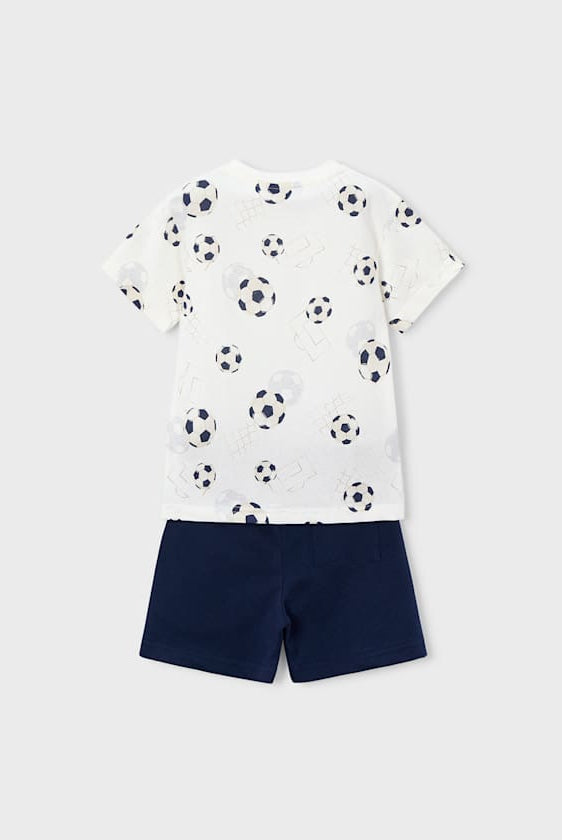 Mayoral Soccer Shirt and Short Set-Back View