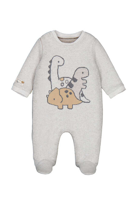 Baby Boy Dinosaur Knit Footie