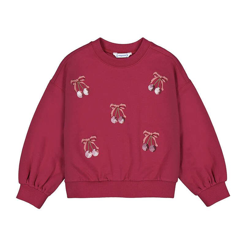 Cherry Sweatshirt for Toddler Girls