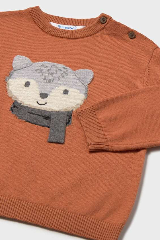 Closeup of Mayoral Fox Sweater