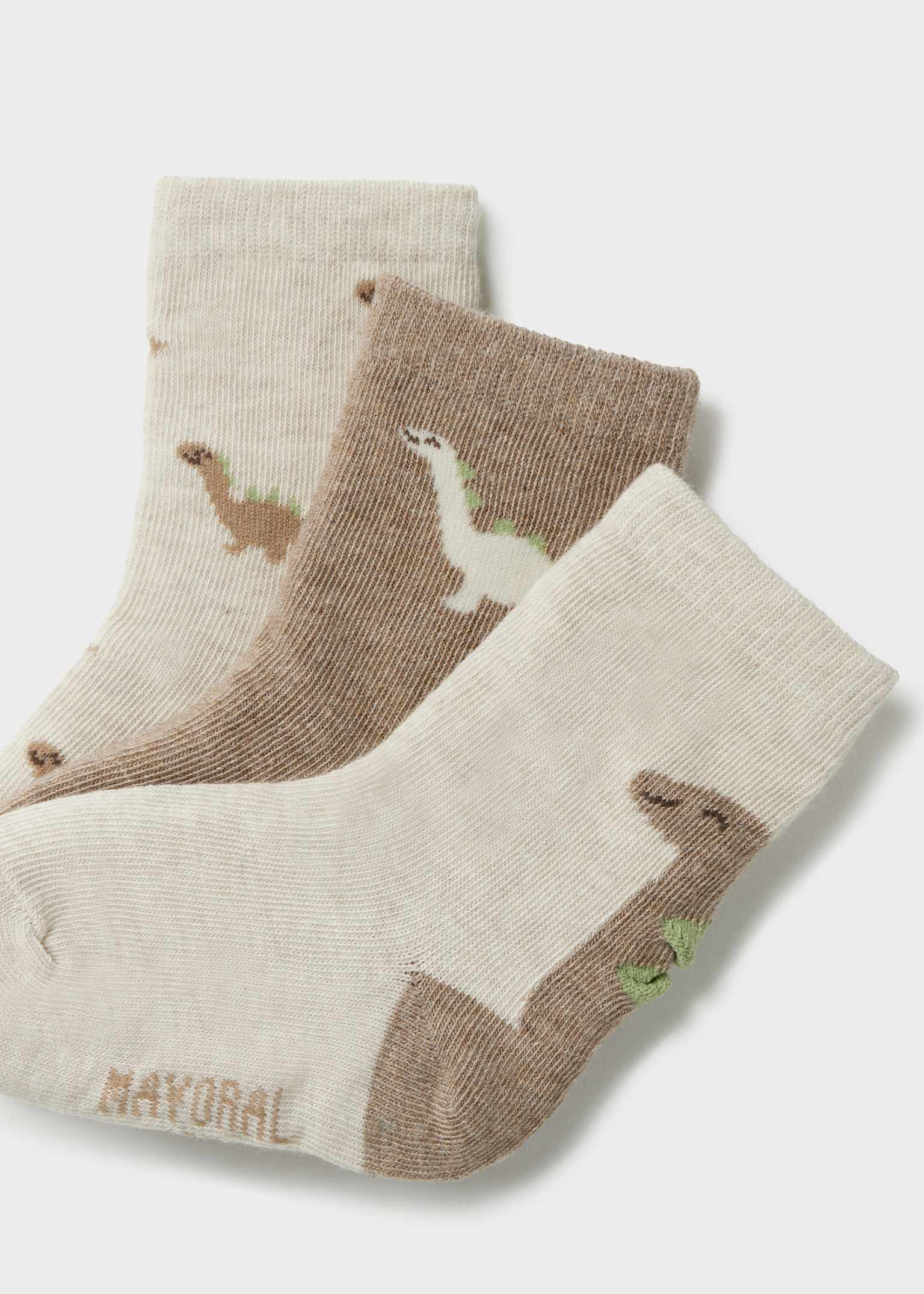 Mayoral Toddler Boy Dinosaur Socks Close up