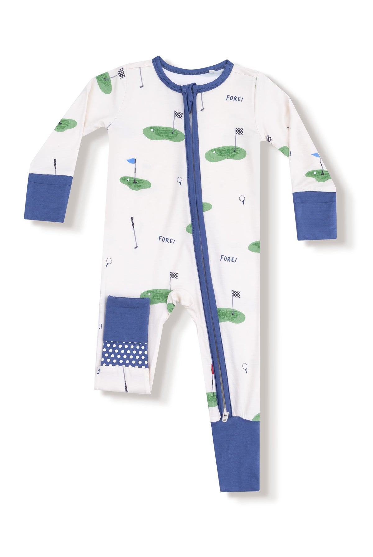 All Fore Golf - 2 Way Zipper Romper