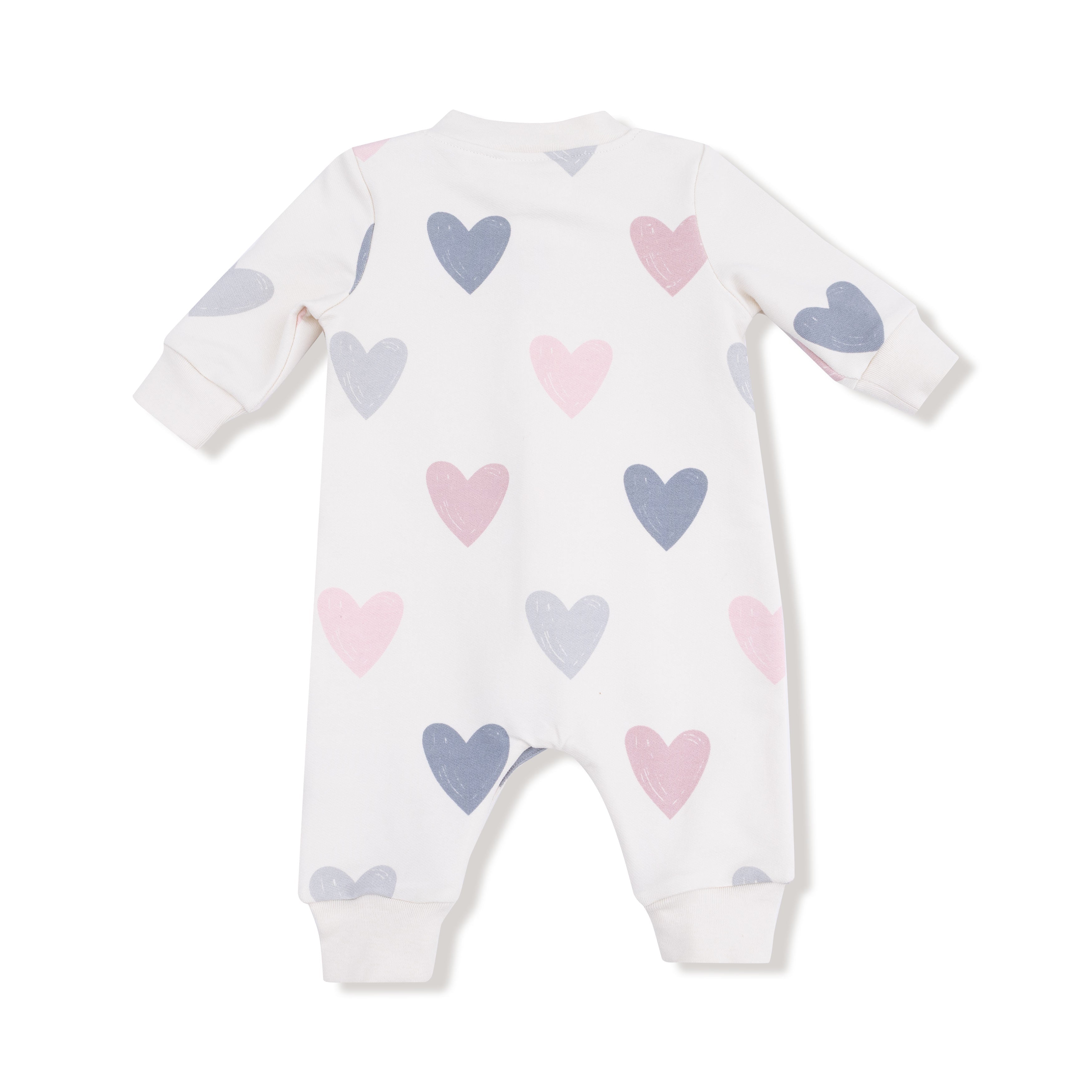 Valentine romper for baby girl with hearts