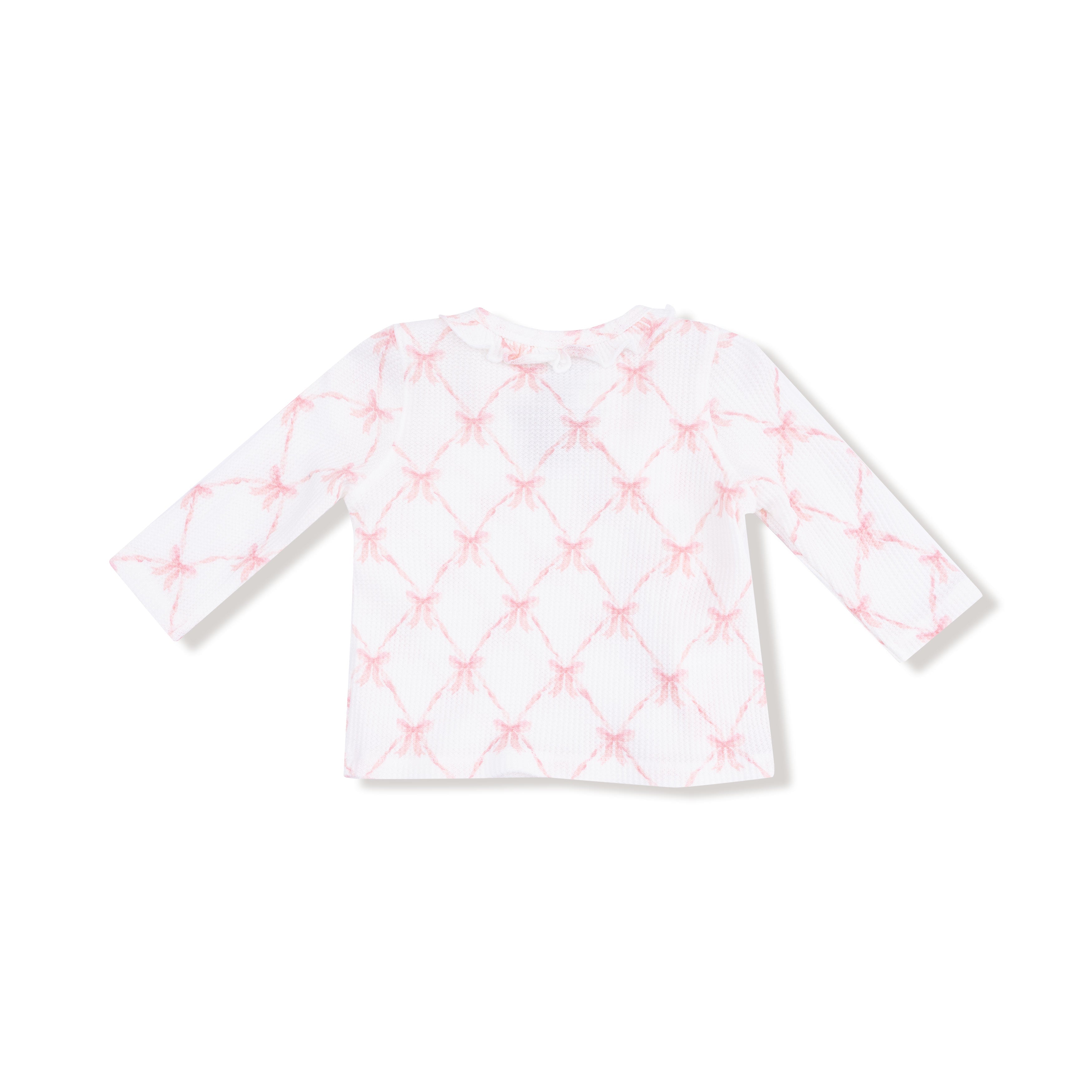 Angel Dear newborn take home set - waffle fabric detail