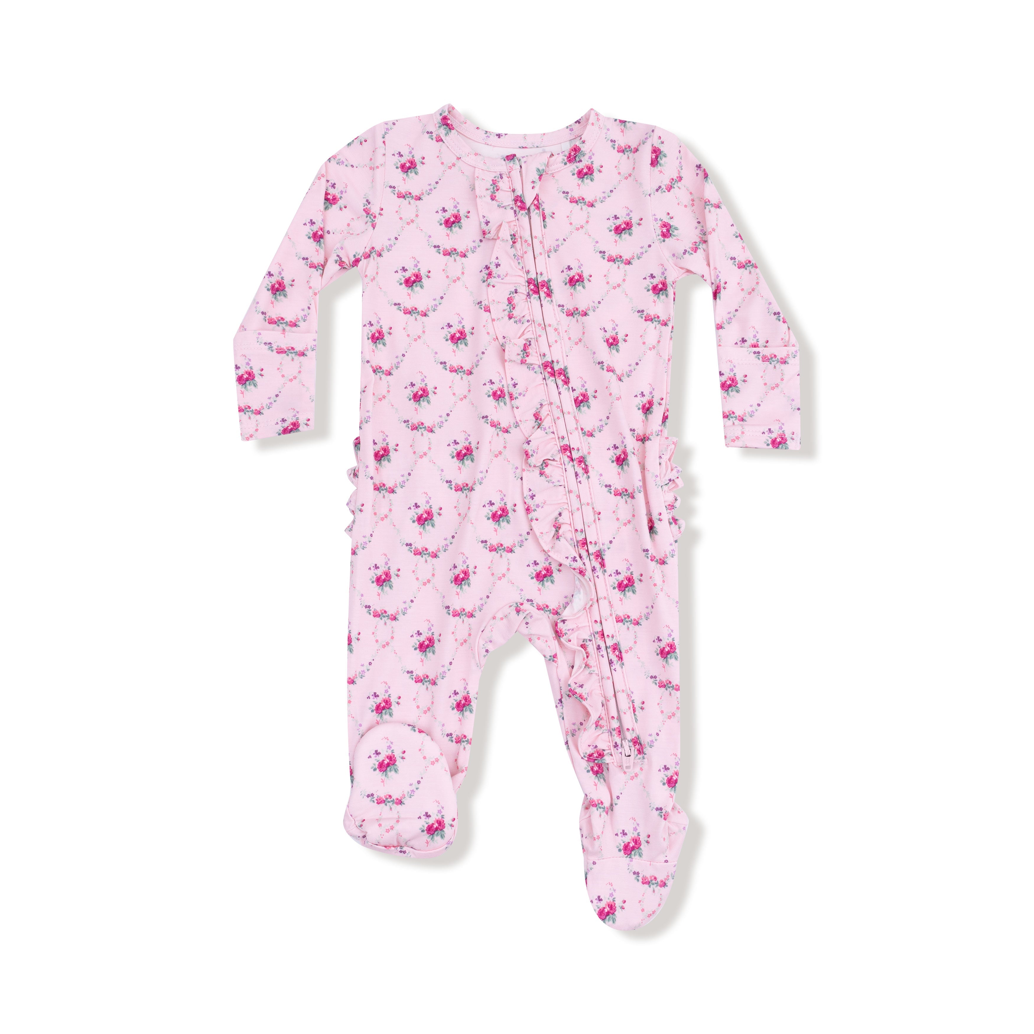 Rose Garden trellis Footie by Angel Dear / Cute as Buttons