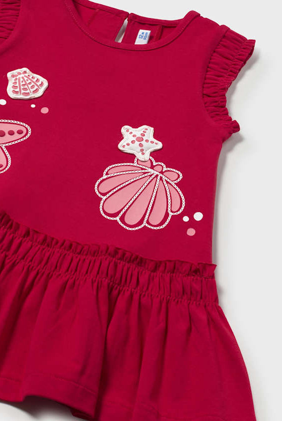 sleeveless cotton girls beach dress