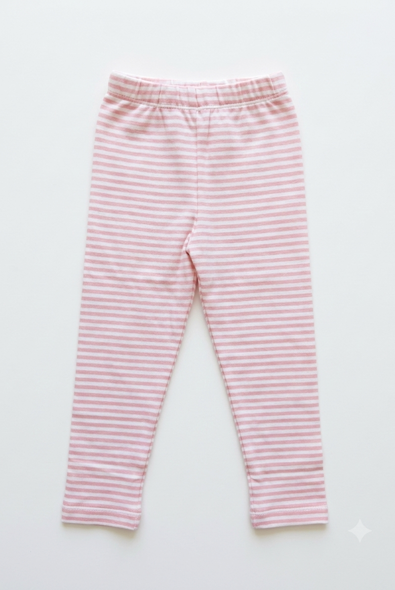 Luigi Kids Toddler Girl Pink Stripe Leggings