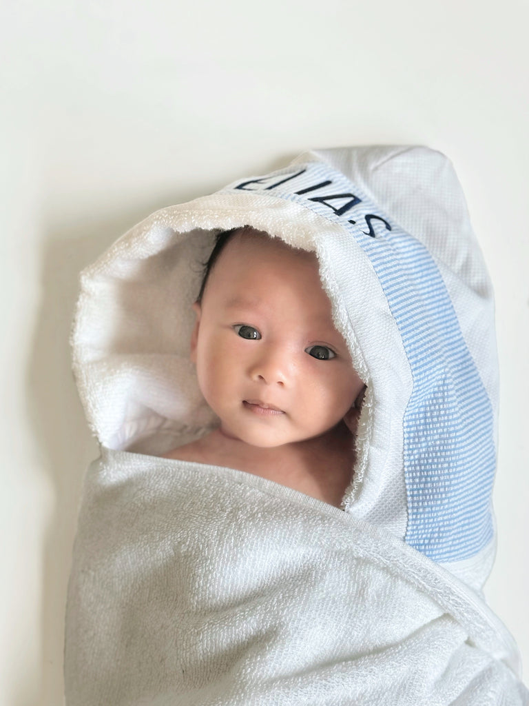 Personalized hooded towel for kids
